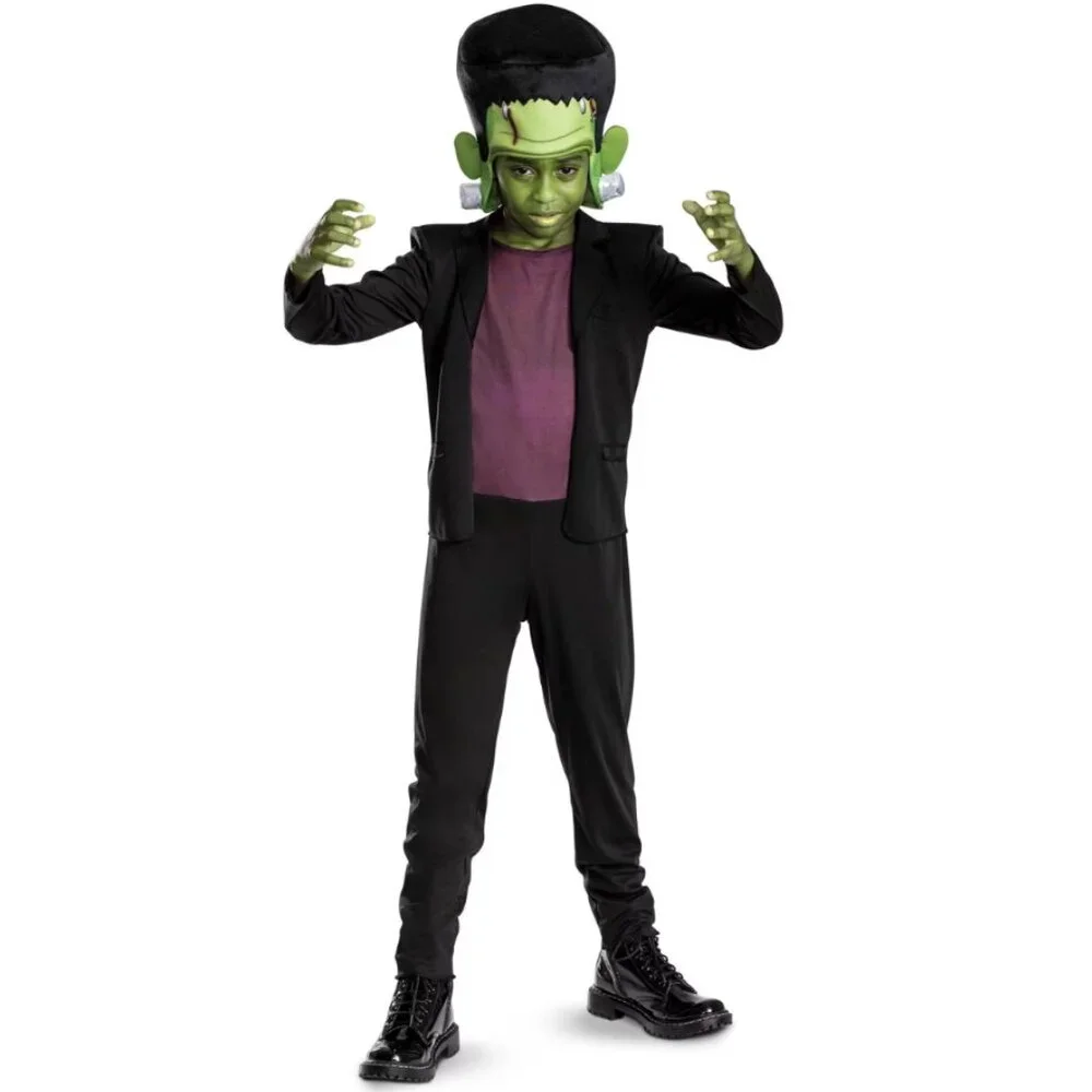 Frankenstein Halloween Costume 10/12 Jumpsuit Universal Monsters Classic Boys